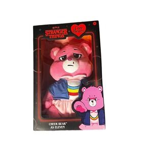 Stranger Things 15" Care Bear Cheer Bear as Eleven Plush Collectible Upside Down